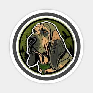 Bloodhound Camouflage Motif Magnet